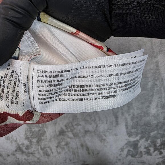 Abercrombie & Fitch Dress Womens Small Floral Sleeveless Halter Back Cutout - Picture 7 of 9